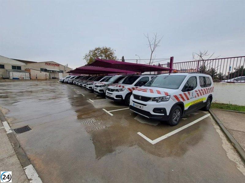 Castilla-La Mancha destina 542.000 euros para ampliar la flota de furgonetas de los equipos de conservación de carreteras