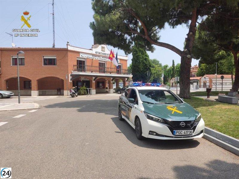 Aprehendido delincuente reincidente que emprende acto violento al intentar sacrificar a mujer en Azuqueca utilizando vehículo robado.