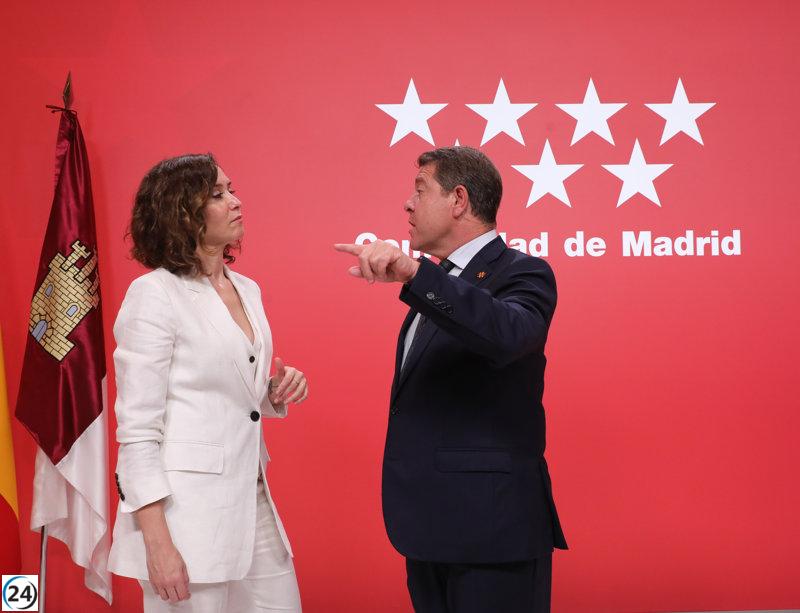 Ayuso expresa su desacuerdo con el PSOE por menospreciar a Page y considera un 