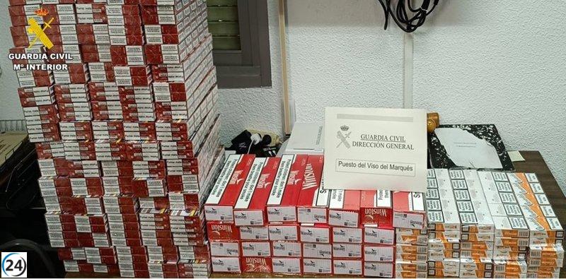 La Guardia Civil confisca tabaco de contrabando valorado en 15.000 en Almuradiel.