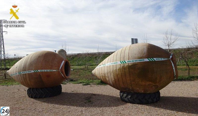 Seis investigados por vandalismo en bodegas históricas de Calzada de Calatrava.