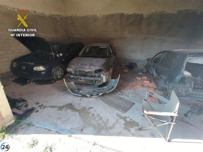 Arrestado por robar vehículos para desmantelar y vender repuestos en Almorox