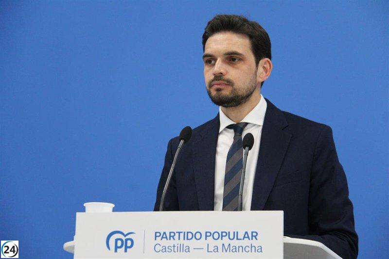 El PP cuestiona a Page sobre la convocatoria de la Comisión Regional del PSOE para instruir a los diputados de Castilla-La Mancha a votar en contra de la amnistía.