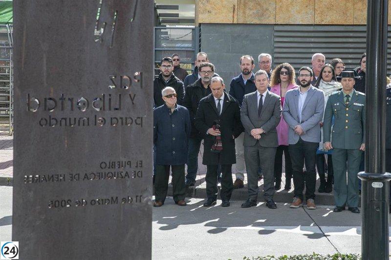 Castilla-La Mancha rinde homenaje a las víctimas del 11M en el vigésimo aniversario del atentado