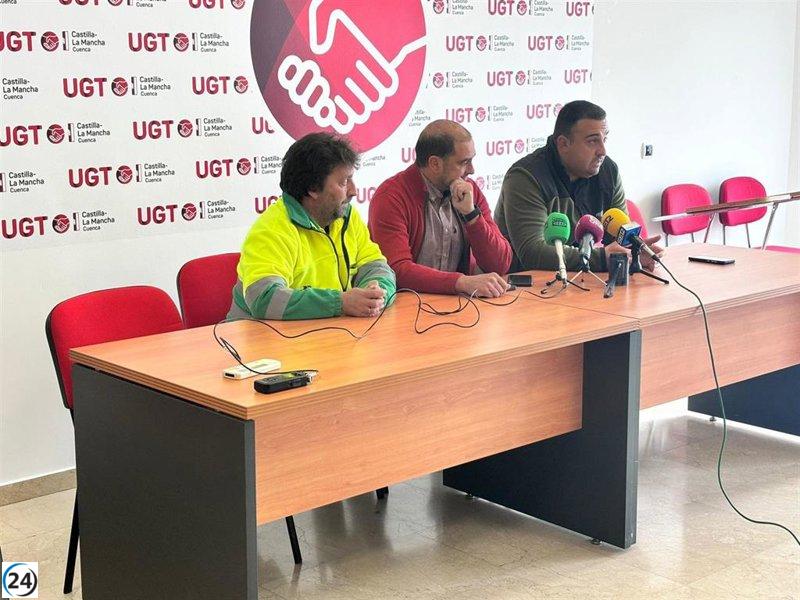 La concesionaria de limpieza y recogida de basura de Cuenca no respeta las tablas salariales, según denuncian los trabajadores.