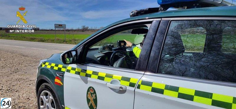 Conductor investigado por circular a excesiva velocidad en la Carretera de la Patata en Fontanar.