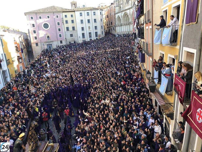 Despliegue policial y sanitario en Viernes Santo en Cuenca.