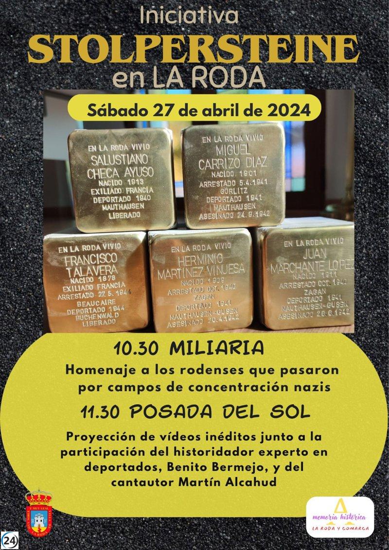 La Roda conmemora a los ciudadanos locales que sufrieron en campos de concentración durante la Segunda Guerra Mundial