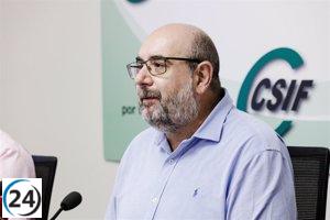El presidente de CSIF acusa a Sánchez de sumir a las administraciones en parálisis.
