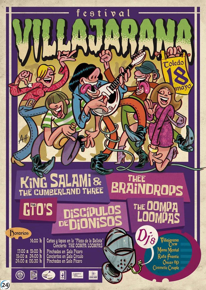 El Villajarana trae de vuelta el rock a Toledo el 18 de mayo con conciertos y más eventos