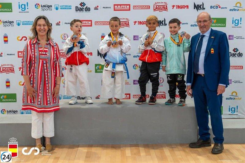 900 practicantes de kárate de toda España se reúnen en Guadalajara para el Campeonato Nacional Infantil