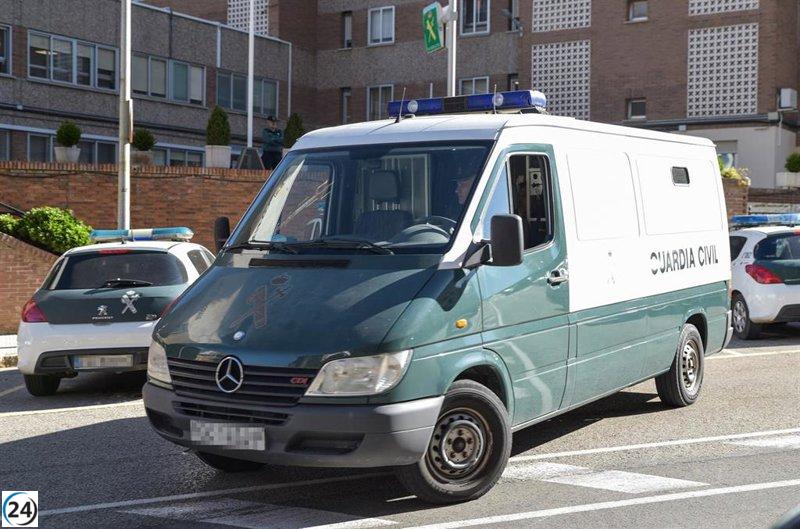 El exnovio acusado de robo violento y asesinato en Chiloeches queda en prisión sin fianza.