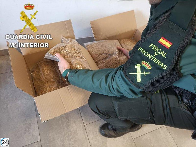 Incautados 38 kilos de tabaco ilegal en Cuenca por la Guardia Civil
