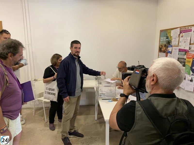 Gascón de Podemos insta a votar según principios éticos para mejorar Europa, España y Castilla-La Mancha.