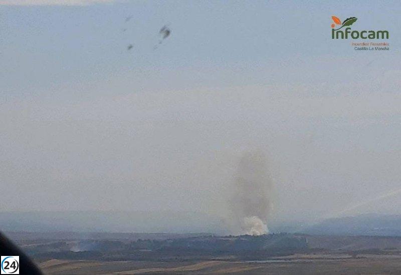 Alerta nivel 1 por incendio en Borox (Toledo) debido al humo generado