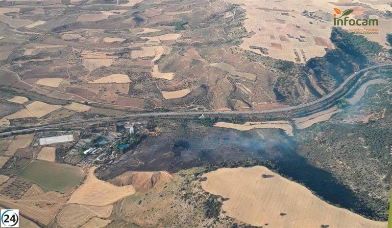 El incendio forestal en Guadalajara ha sido extinguido.