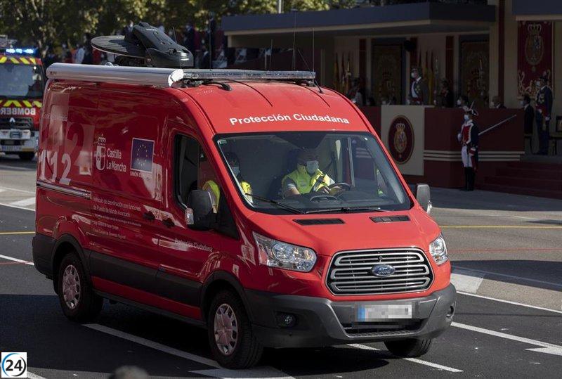 Trágico accidente en Abia de la Obispalía: una mujer muere y dos heridos en choque entre ambulancia y camión