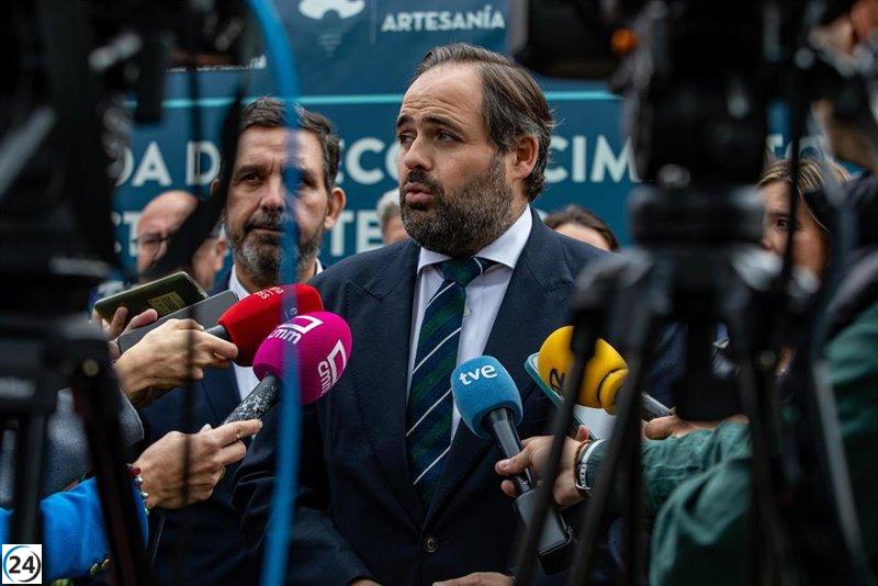 PP de Castilla-La Mancha pide disculpas por error en enmiendas sobre ley de presos de ETA.