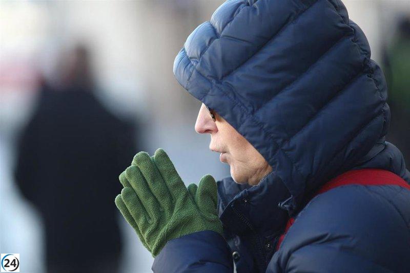 Bajas temperaturas dominarán el país hasta el fin de semana: en Burgos, Segovia y Soria, el termómetro no superará los 5ºC este lunes.