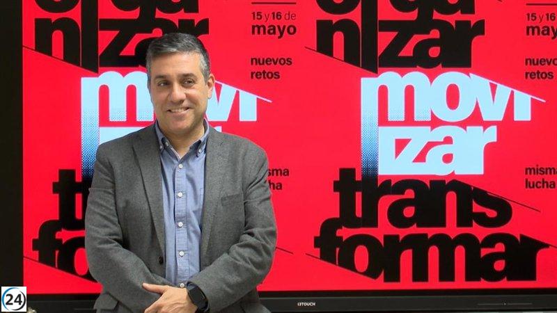 Javier Ortega aspira a dirigir CCOO CLM tras la salida de Paco de la Rosa.