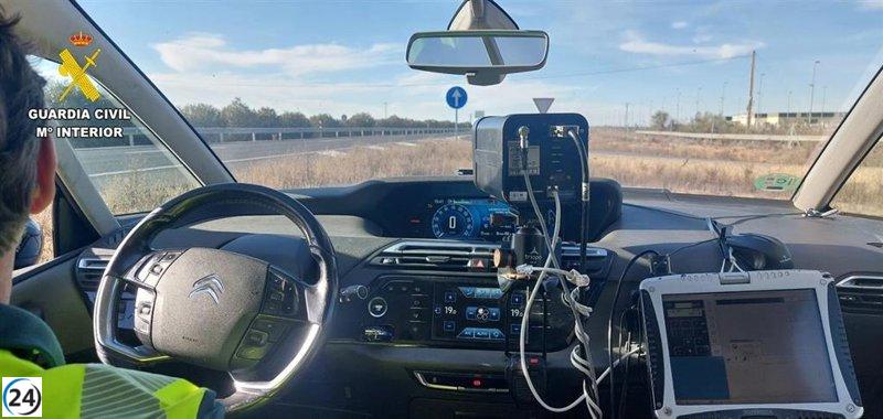 Detenido por sobrepasar los 200 km/h en la AP-36 cerca de Las Pedroñeras.
