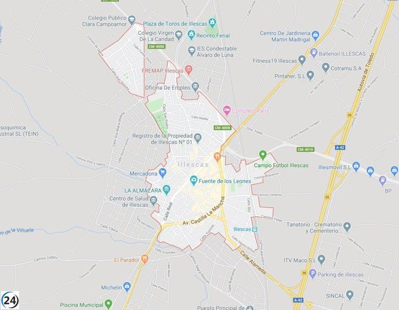 Tres hombres arrestados por robo en tienda de telefonía en Illescas.