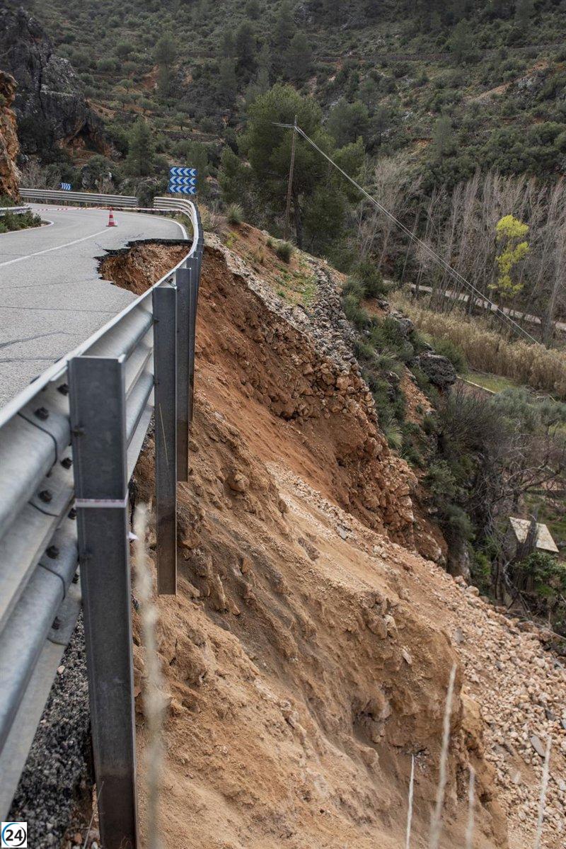 CM-3203 en Ayna seguirá cerrada por deslizamiento de tierra, sin fecha de reapertura.