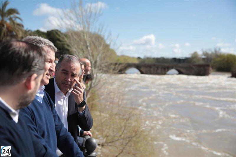 Feijóo exige un Plan Nacional del Agua centrado en la seguridad: 
