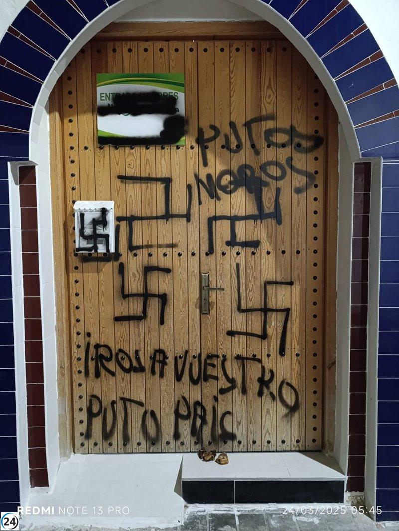 Izquierda Unida Esquivias rechaza actos de vandalismo con mensajes nazis y racistas en la comunidad.