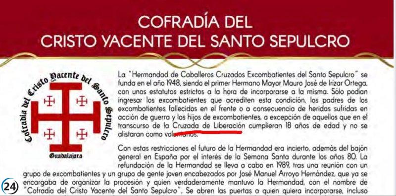 IU Guadalajara solicita cancelar el programa de Semana Santa por considerar que promueve la sublevación militar de 1936.