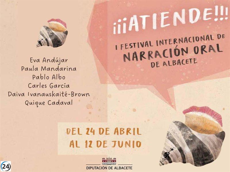 Este jueves da inicio '¡Atiende!', el primer Festival Internacional de Cuentacuentos de la Diputación de Albacete.