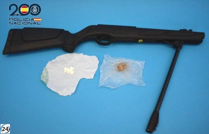 Tres arrestos en Puertollano por narcotráfico en una vivienda operativa.