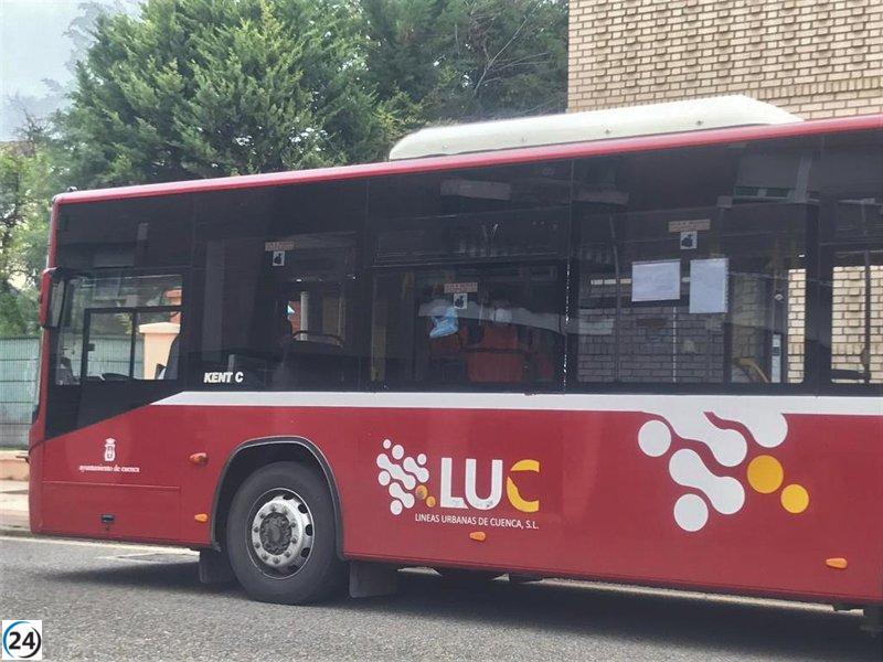 Peatón herido tras ser atropellado por autobús en Cuenca.