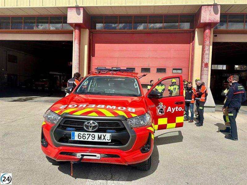 Incendio en bloque de Albacete deja dos personas afectadas por humo.