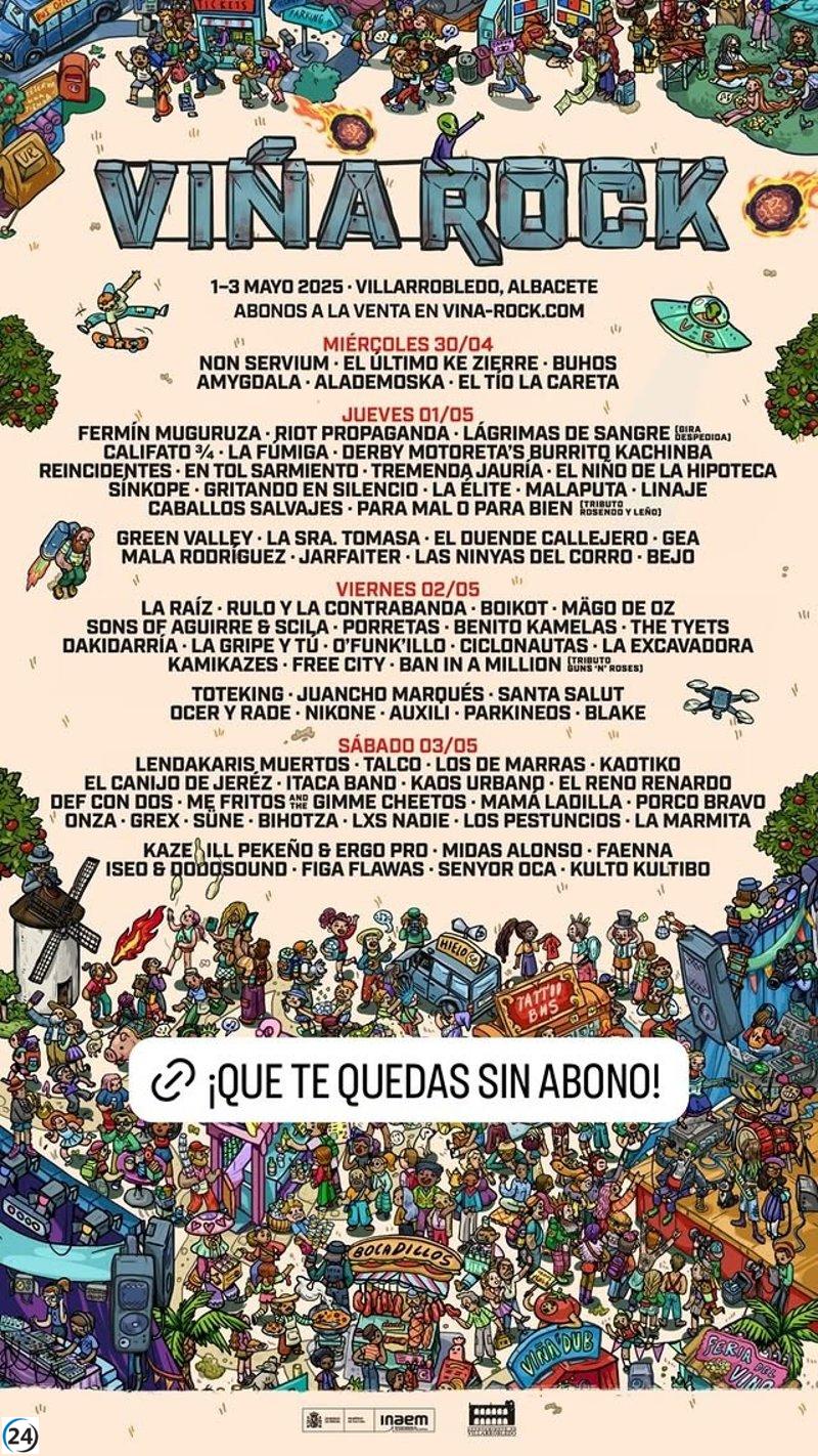 Casi cien artistas y entidades instan a Viña Rock a incluir más talento femenino y de La Mancha.