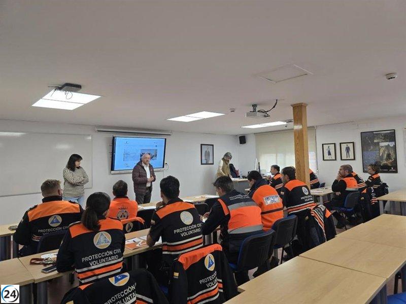 Casi 20 grupos de voluntarios de Protección Civil en C-LM se capacitan en gestión y organización.