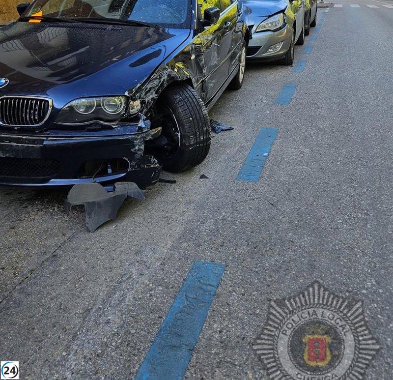 Policía Local indaga en posible fuga tras accidente de tráfico en Cuenca.