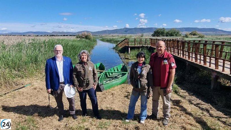 Las Tablas de Daimiel experimentan un florecimiento de vida con 1.130 hectáreas inundadas tras las precipitaciones.