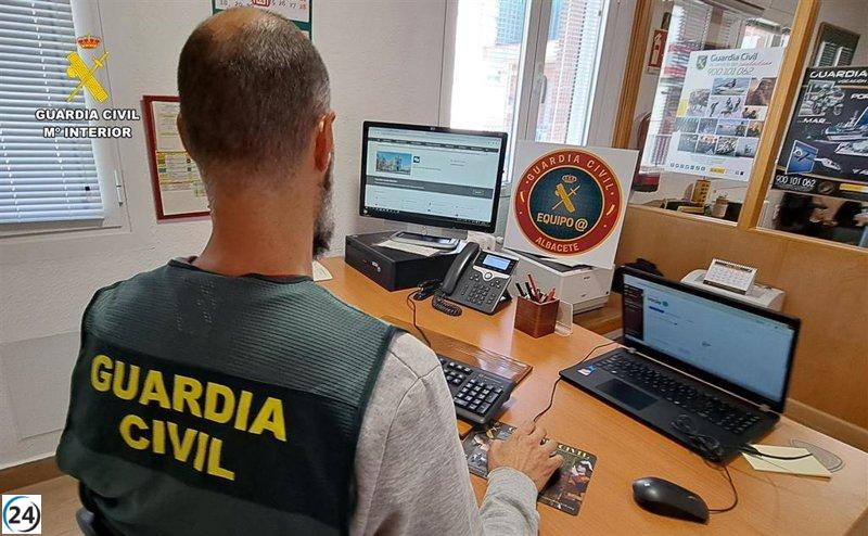 Seis arrestados en Villarrobledo por delitos de estafa en línea.