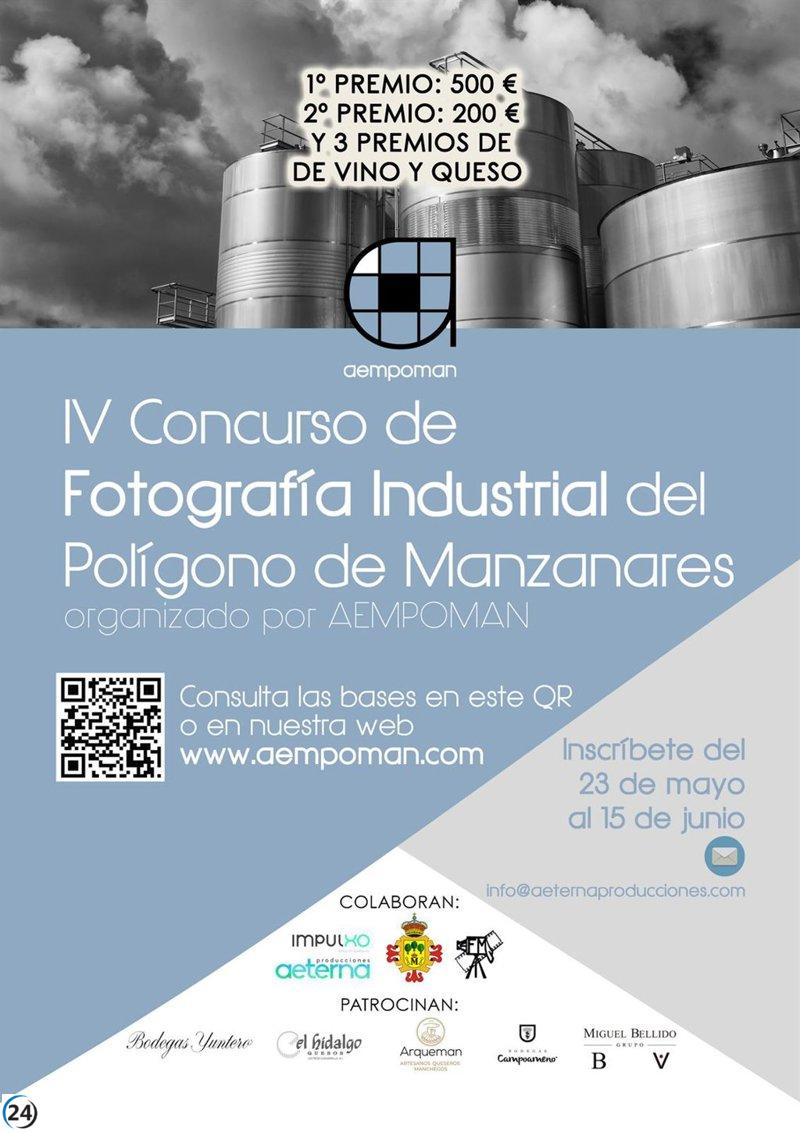 Convocatoria del IV Concurso de Fotografía Industrial de Manzanares hasta el 15 de junio.