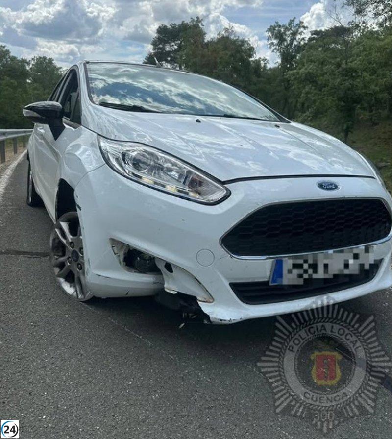 Detenido en Valdecabras un fugado tras provocar un accidente de tráfico.