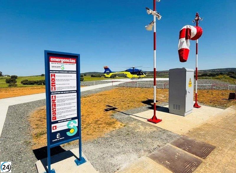 Adjudicadas las obras para la helisuperficie de emergencias en Las Mesas, Cuenca.