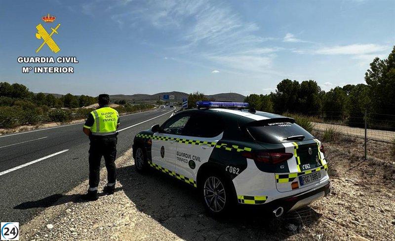Conductor es investigado por superar los 225 km/h en una zona de 120 km/h en Las Pedroñeras.