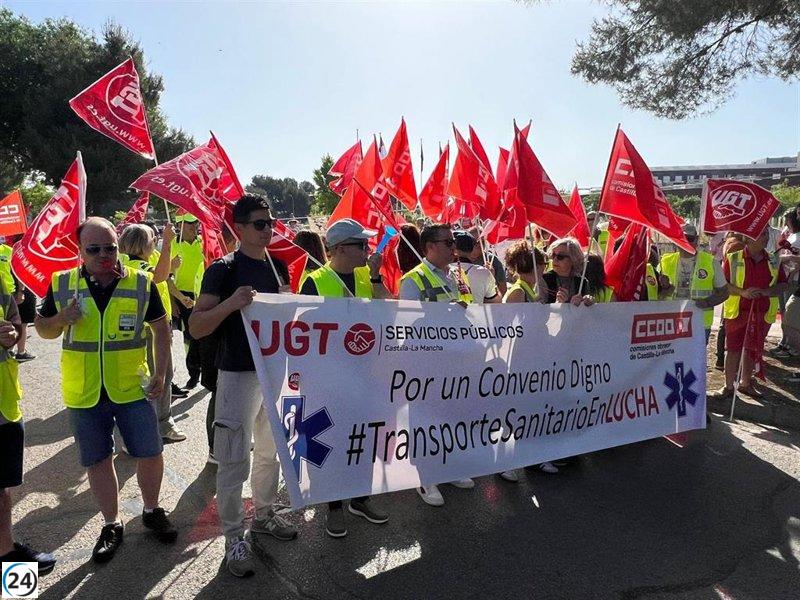 Servicios esenciales garantizados al 100% en urgencias por huelga de transporte sanitario los días 16, 17 y 18.