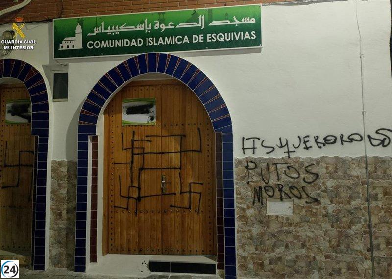 Detenido por vandalismo xenófobo en un centro islámico de Esquivias.