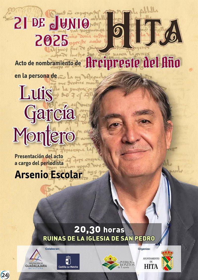 Hita honra al poeta Luis García Montero con el título de 'Arcipreste del Año'.