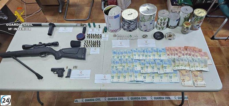 Arresto en Sonseca por amenazas con arma de fuego tras aviso vecinal.