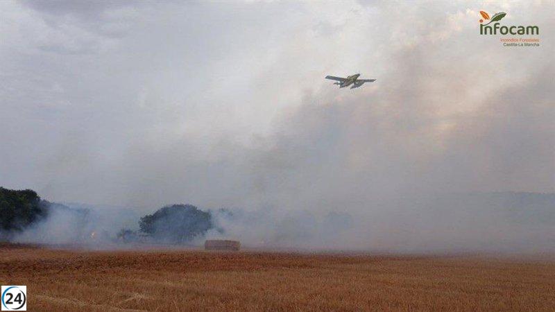 Apagan incendio en Pozuelo de Calatrava, Ciudad Real.