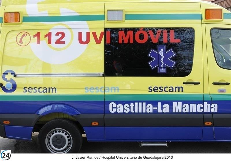 Trabajador lesionado al ser impactado por un contenedor de una tonelada en Guadalajara.