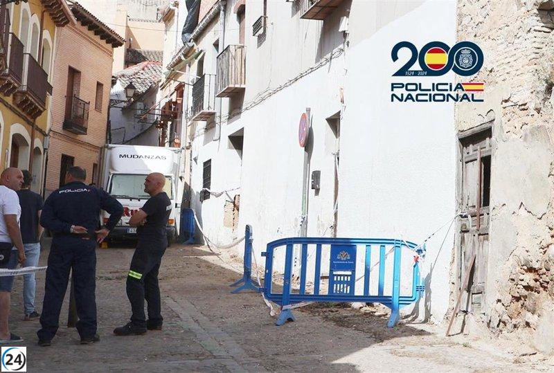 Capturan al responsable del incendio en una vivienda ocupada en el Casco Histórico de Toledo.